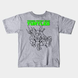 TMNT FANART TURTLE POWER Kids T-Shirt